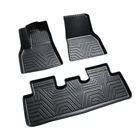 Floor Mats Mat TPE Floor Mats Compatible For 2017-2021 Tesla Model 3 Model 3 Car Mat