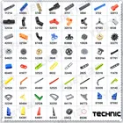 Toy MOC Technology Parts Custom Factory Building Block Parts Series Compatible Legoing Accessories Kid Toy Bricks