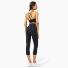 Capri Sets New Arrivel 2 Piece Tie Dye De 3 Piezas Cotton Premium Yoga Capri Sets Para Mujer