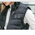 Vest Wholesale Custom Men Sleeveless Thicken Warm Winter Waistcoat Vest Gilet Jacket