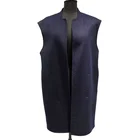 Waistcoat Women Fashion Elegant Office Lady Pocket Coat Sleeveless Vests Jacket Outwear Casual Waistcoat Colete