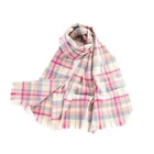 Women Winter Scarf Woven 2021 New Style Women Winter Scarf Multi Check Plaids Woven Scarf