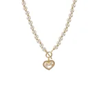 Pearl Love Necklace Women's Summer 2022 New Fashion Niche Design Clavicle Chain Versatile Necklace