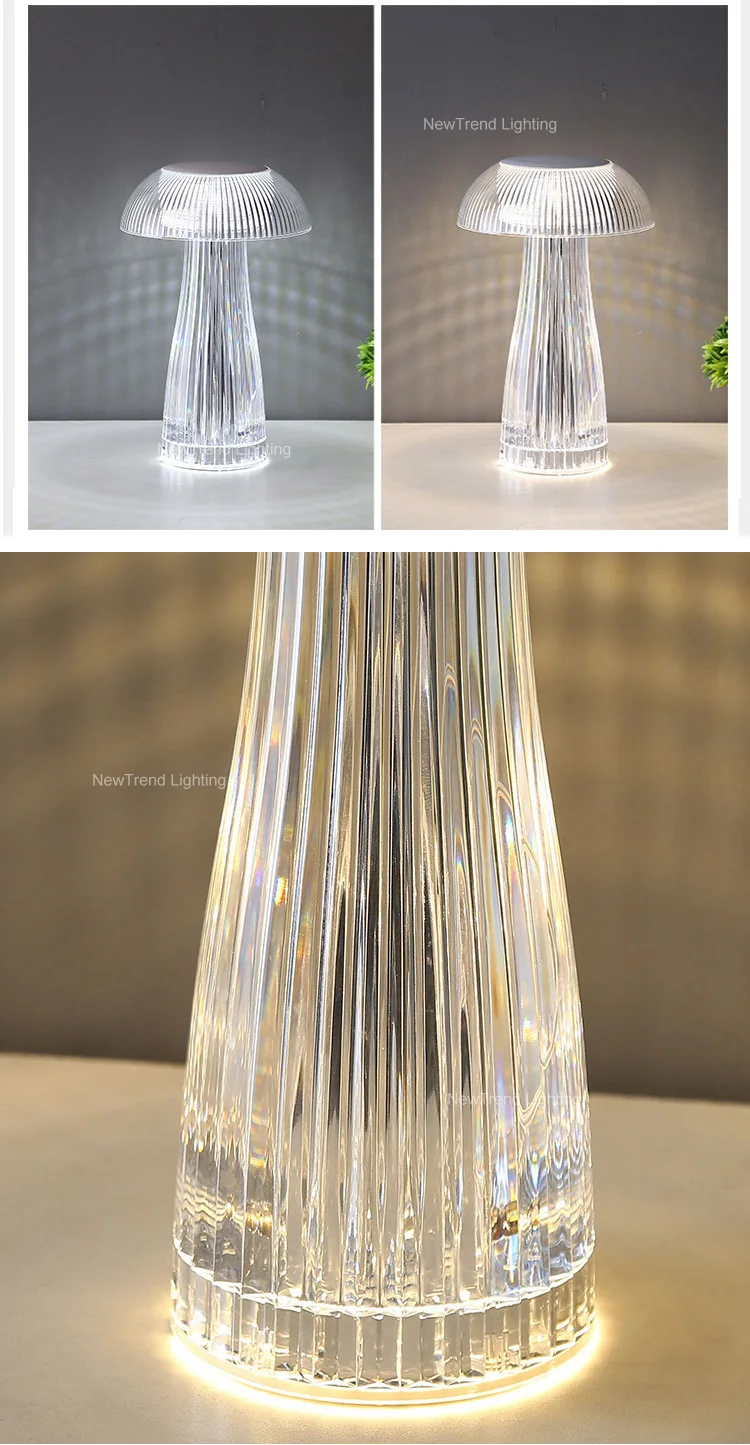 dxzp07 contemporary indoor decoration jellyfish night light home bar party dimming modern led rechargeable table lamp-3