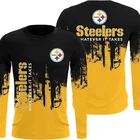 Us Size Football T-shirt 2022 Hot Sale NFL 32 Teams Football US Size Print Long Sleeve Sport T Shirts