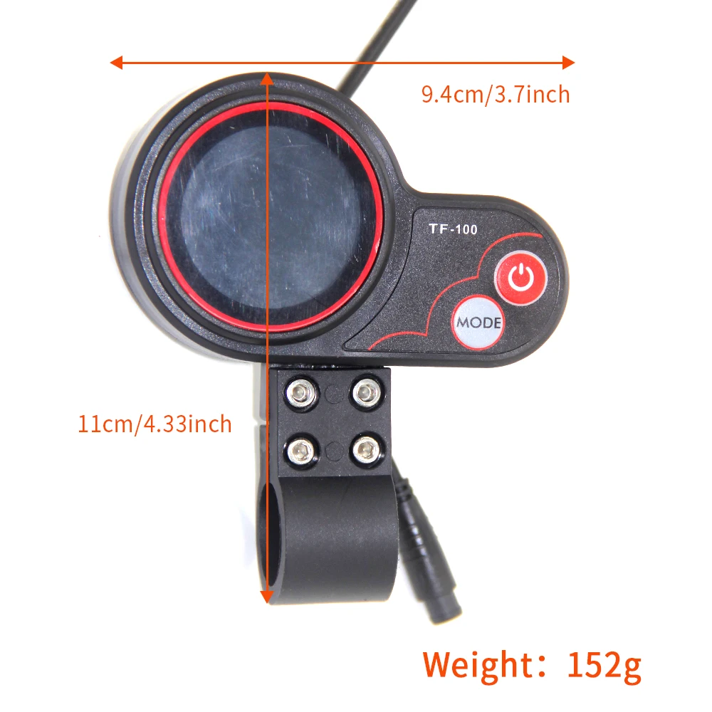 TF-100 Dashboard Switch for KUGOO M4 Electric Scooter Accessory Parts with Throttle Display Scooter Accessories