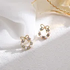 Stud Earrings 2021 The Most Beautiful New Arrival Small Stud Earrings Sweet Oval Pearlpearl Earrings Jewelry Hoop Earrings