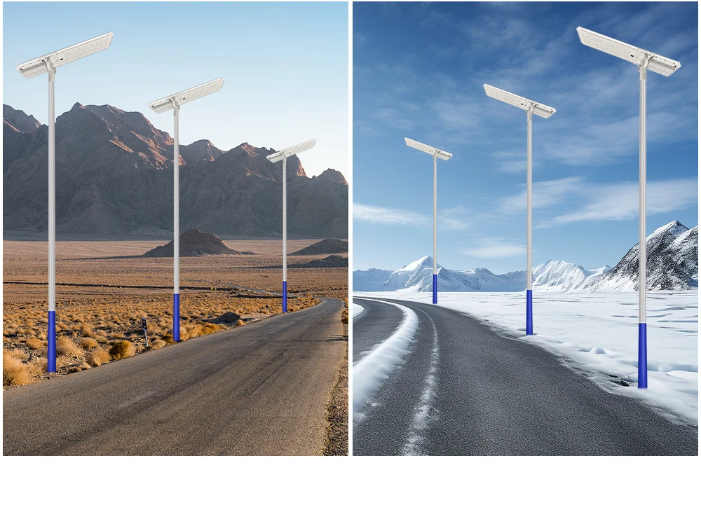 6000k Lumen Per Watt 100W IP65 Aluminum Outdoor Solar Street Lamp with High Brightness LED Lighting for Highway/ Road /garden