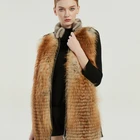 Fur Vest Red Fox Fur Mink Fur Hot Selling Good Quality Women's Fox Fur Mink Vest