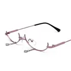 Frame YJ915-5 2021 Gold Frame Water Drop Women Trendy Sunglasses With Diamond
