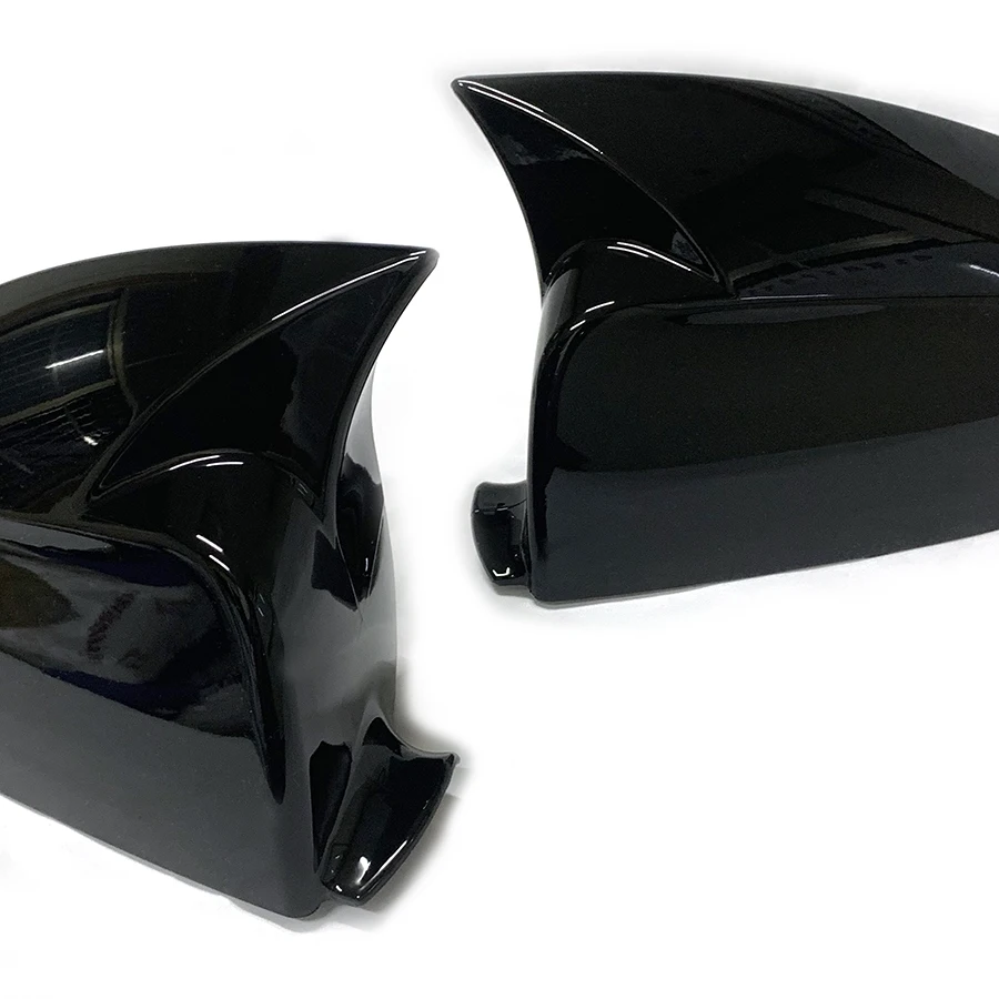 product tiypeor ox horn look rear view side door wing mirror covers for bmw 5 series e60 2007 2010 2008 2009 exterior body kits-9