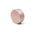 Tin Round Tin Nice Rose Gold 1oz Round Aluminum Jar 30ml Tin Can Lip Balm Container