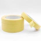 Tape Masking Paper Tape Easy Removal Automotive Painting Crepe Paper 120 Degree Yellow Masking Tape