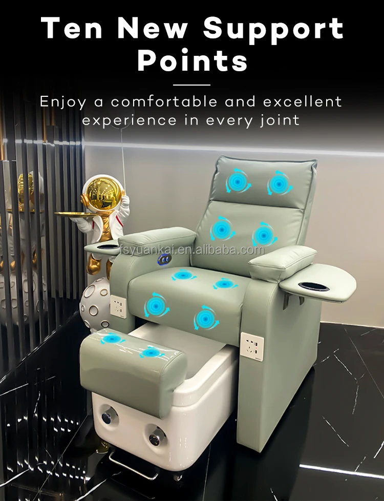 Electric Spa Pedicure Foot Reflexology Barber Chair Buy Foot Spa