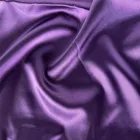 Satin Fabric Woven Best Quality Custom Color Stretch Silk Satin Fabric Solid Color Woven For Garments