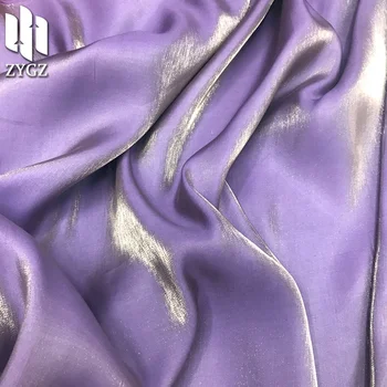 Bright cotton 80% rayon 20% polyester blend satin two-color bright fabric women's fashion fabric wholesale