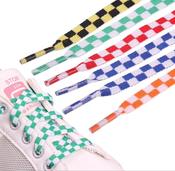 checkerboard shoelaces