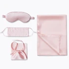 Cover Best Seller Wholesale Custom 100% Mulberry Silk Pillowcase Set With Scrunchies Face Cover Set