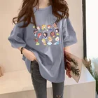 Casual T-shirt Wholesale Summer Cartoon Printing Tops For Women Casual T-Shirt