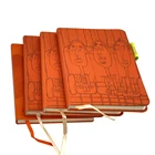 Leather Notebook Hot Sales Tom Hardcover Pu Leather Planner Journal Custom Notebook