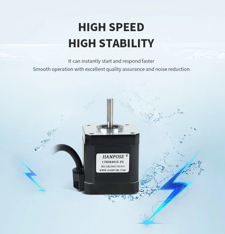 product nema17 stepping motor for 3d printer 18a 17hs8401s fs high torque 052nm step angle 18-5