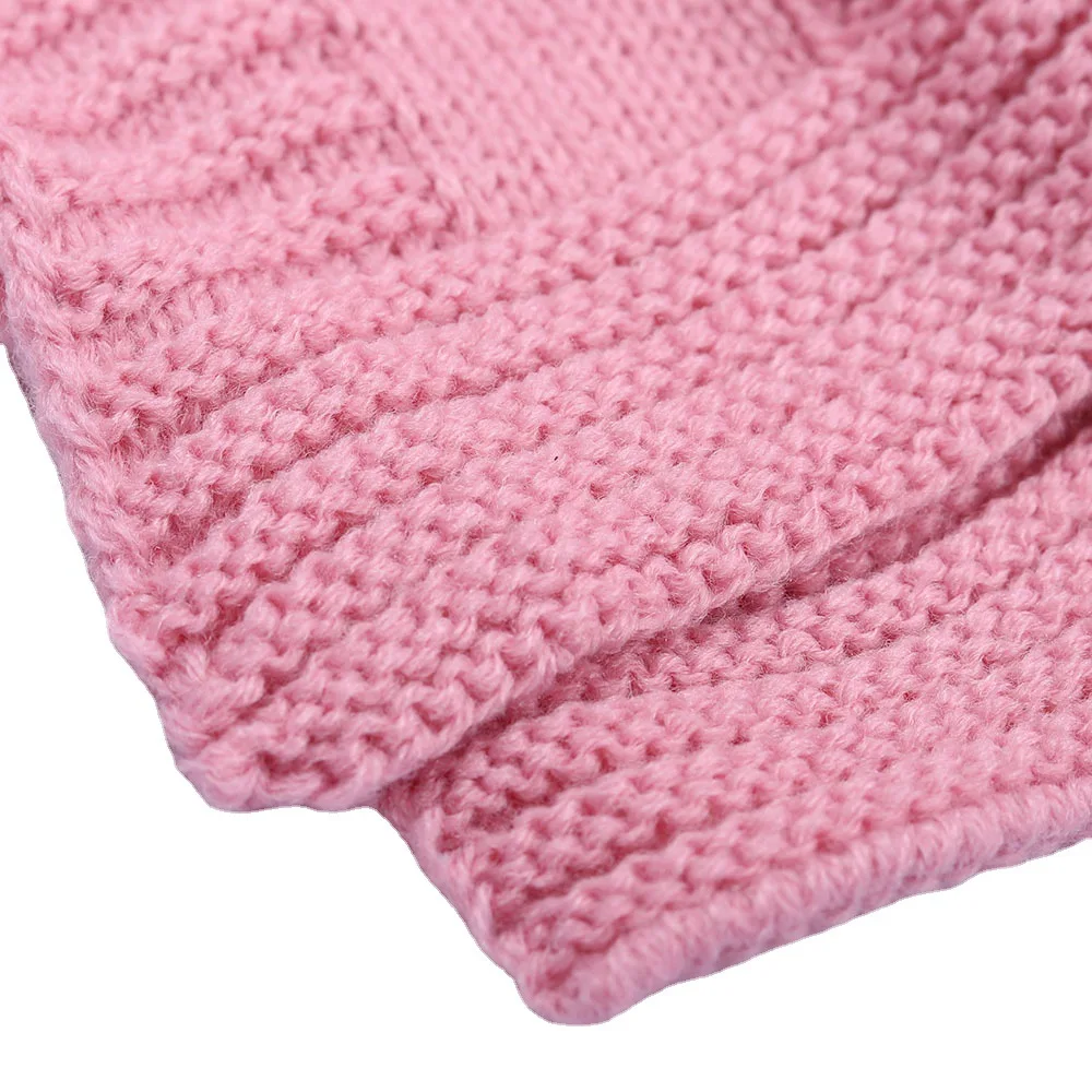 Knit Baby Blanket Crochet Safe Knitted Receiving Blankets Soft Warm Breathable Baby Blanket for Crib, Stroller, Nursery