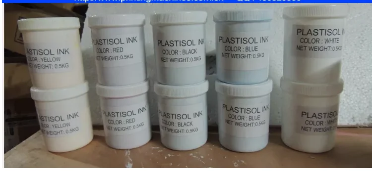 product high quality colorful ink t shirt screen printing plastisol ink for screen printing textile silk transfer plastisol inks-6