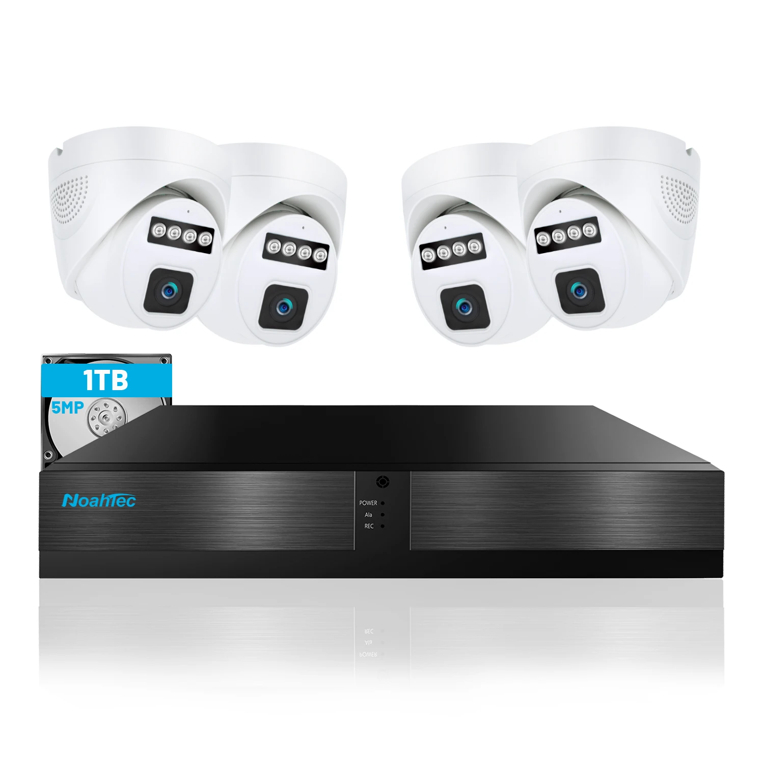 Wesecuu Hd Poe Nvr System H 265 Face Detection Ip Camera 2 Way Audio