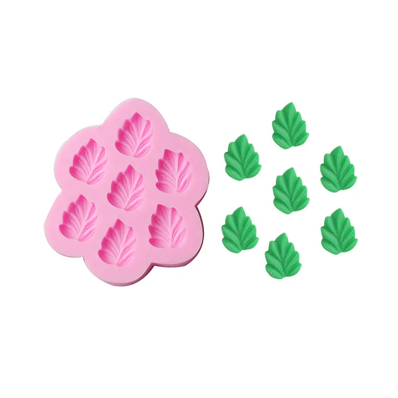 Sustainable Durable Stocked non stick easy off Silicone Four leaf clover shape fondant bake cake candy silicone molds for kids