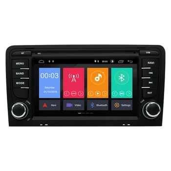 7 inch 2 DIN Portable Car GPS Navigation Multimedia For Audi A3 8P 2003-2012 Radio Auto Android Player