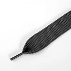 Eco-Friendly Custom Flat Wide Cotton Polyester Shoelaces For Hoodie Drawstring