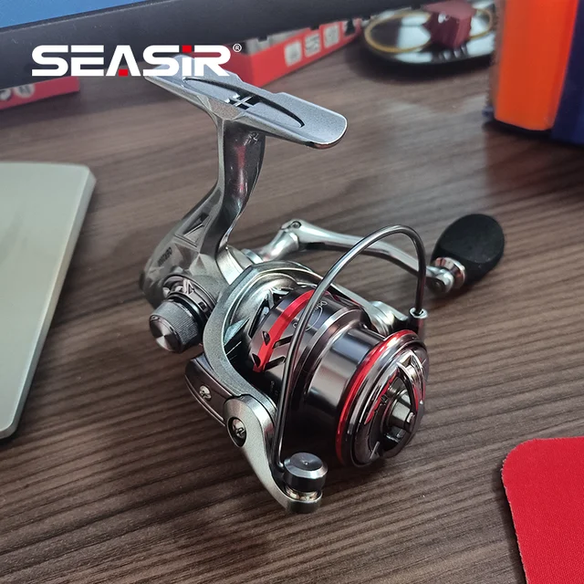 Seasir OER  9+1 BB 5.2:1 Max Drag 10-12kg Steel Spindle Gears Stainless ABS Body Fishing Rod Red Spinning Reel