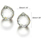 Faceted Wholesale Home Feng Shui Decoration 30Mm Faceted Balls Balls Clear K9 Crystal Prisms
