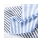 Stripe Seersucker Fabric Modern Design Blue White Stripe Black White Stripe Mixed Cotton Seersucker Fabric