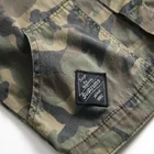 Jacket Factory Custom Wholesale Newest Army Green Casual Woodland Camouflage Jeans Jacket Men