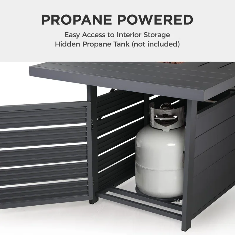 High Quality Factory Wholesale Garden Sofa Set Garden Furniture Sofa 4 Persons Outdoor Seating Group with Fire Pit factory