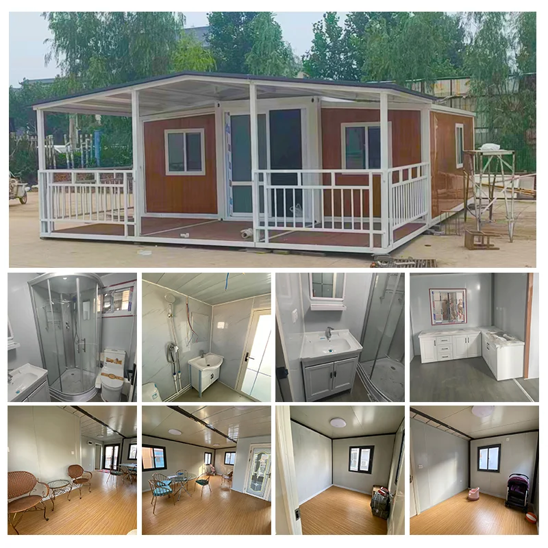 product luxury prefabricated 20ft australia 3 in 1 folding mobile homes 20ft expandable container house for sale-9