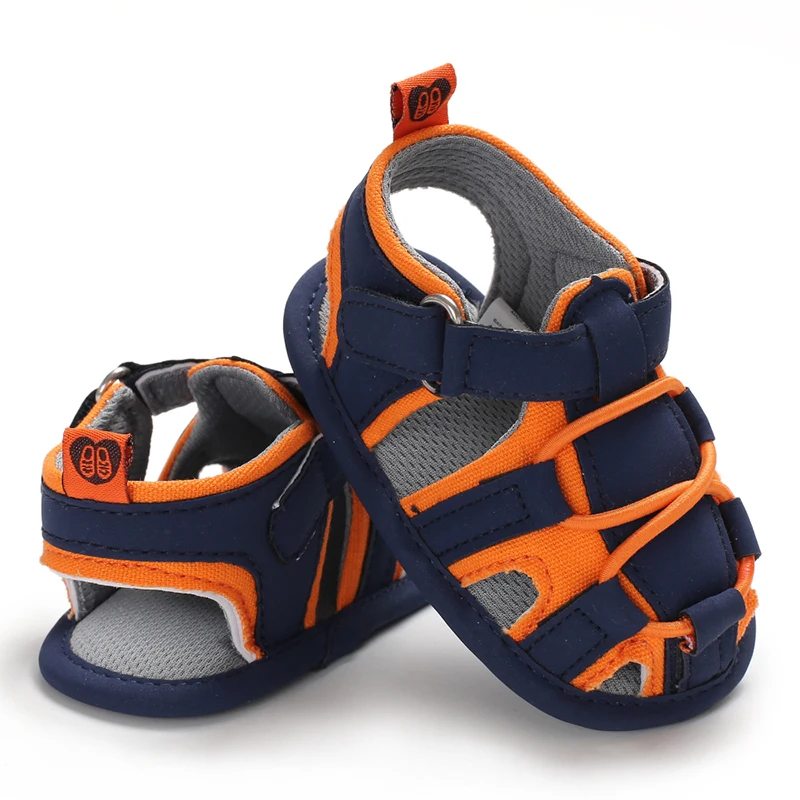 Summer 2023 hot Canvas Shoes Soft-sole 0-18 Months  Boy Cool Toddler Sandals Baby Boy