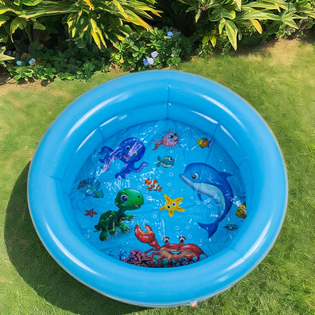 Portable PVC Garden round Inflatable Kiddie Paddling Pool for Baby/Children Little Pump Swimming Pool for Residential Use