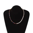 Pearl Necklace Pearl Rice Beads Necklace Jewelry Fashion Bohemian Style Necklace Bracelet For Women Jewelry