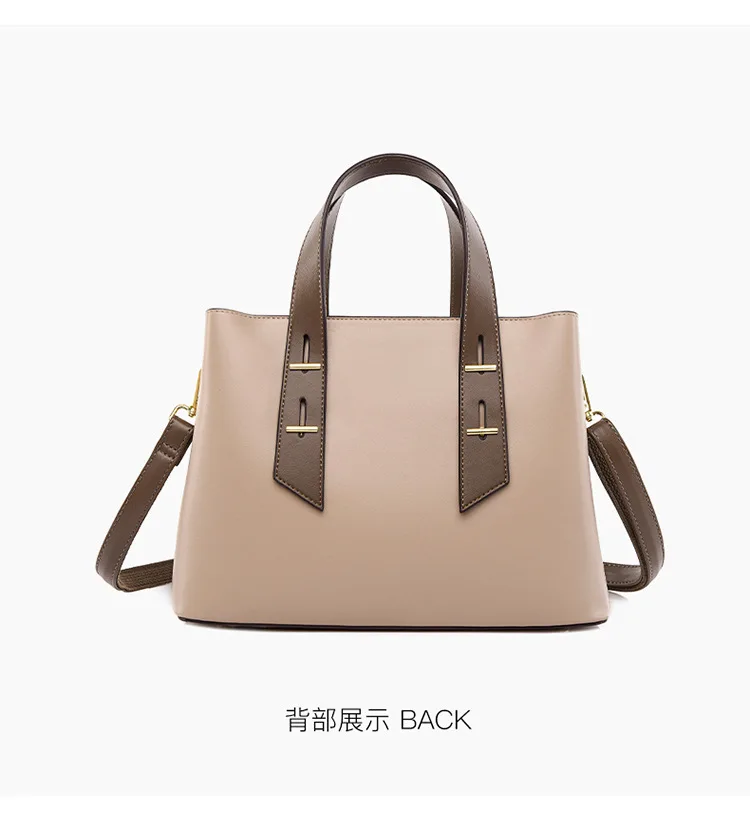 Wholesale New Women's Handbag Commuting Versatile Large Capacity Handbag Fashion Color Contrast Shoulder Bag