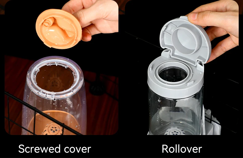 New Design Hot Products Dog Cage Hanging Drinking Fountain Pet Water Bottle factory