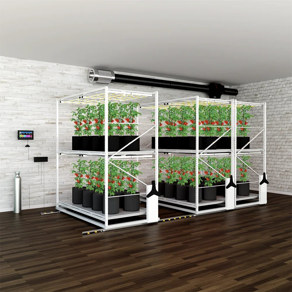 720W Full Spectrum LM281B 2.8umol/J IP65 Aluminum LED Grow Light 6 Bar Bloom 1100x1100x60mm 3-Year Warranty CRI85 120