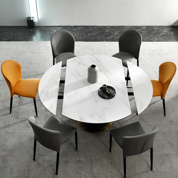 rotating dining table 6 seater