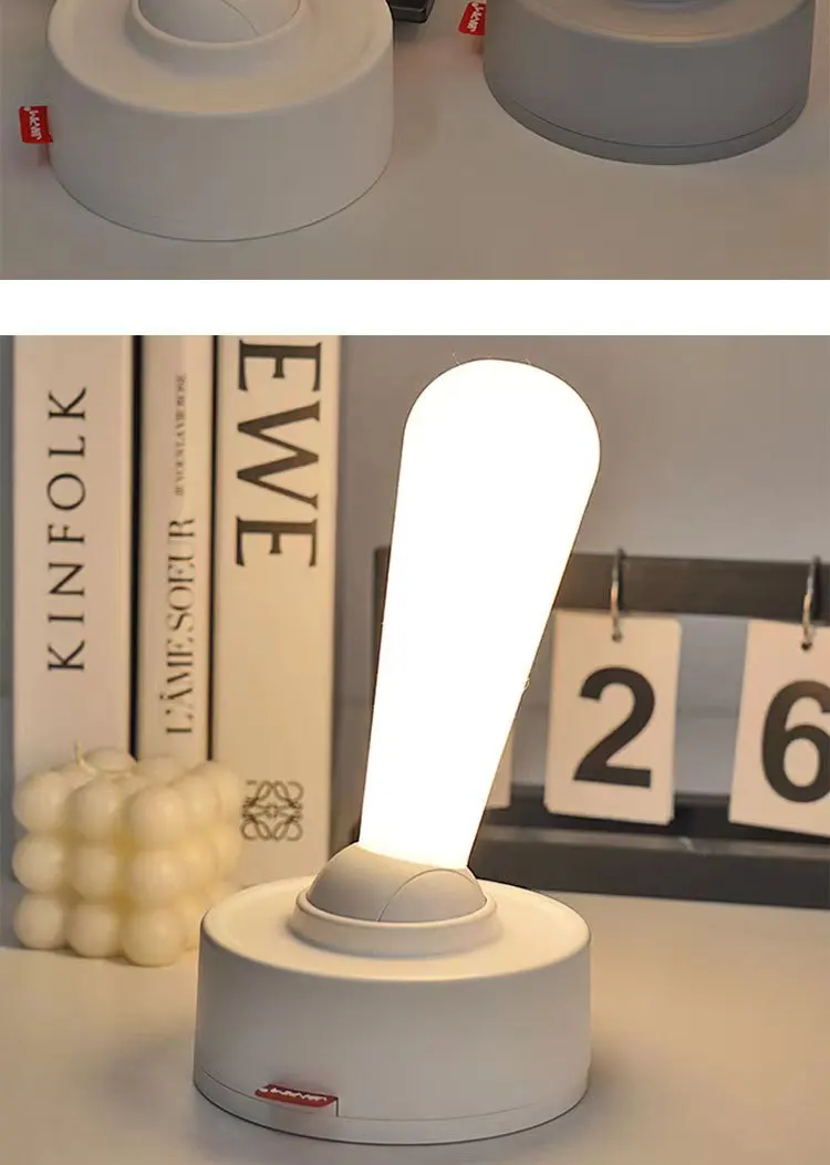 New Wholesale Modern Design Portable LED Silicone Bed Lamp Dimmable Rechargeable USB Night Light Kids Bedroom Lever Night Lights