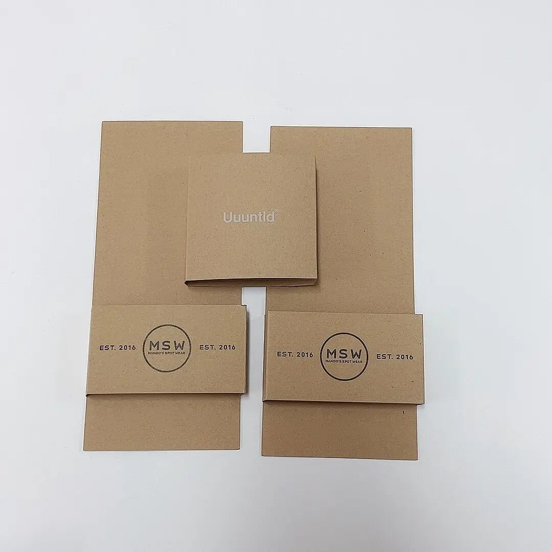 Customized Printed Logo Paper Cardboard Packaging Wrapping Card Custom Sock Box manufacture