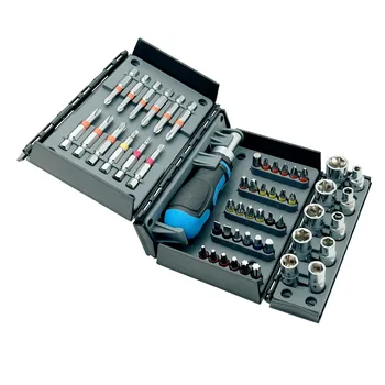 Household multi-functional 53 pcs electroplating color set car maintenance screwdriver combination tool kit