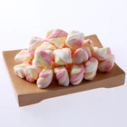 Marshmallow Halal Marshmallow Wholesale 4 Colors Twist Soft Candy Marshmallow
