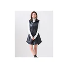 Light Women's High Quality Navy Light Green Urban Casual Mid-length Women's Jacket Sleeveless Silk Down Jacket