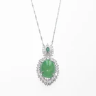 Pendant Jade Fashion Custom Pendant Marcasite Real Jade Jewellery Trendy Natural Jade Jewelry
